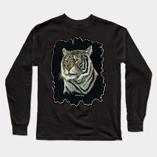 Tiger Portrait Long Sleeve T-Shirt